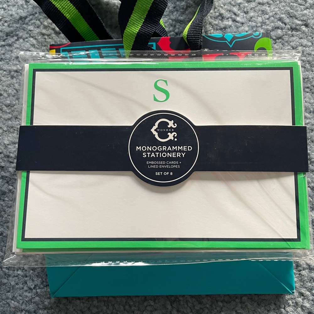 C. Wonder Monogrammed Stationery